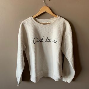 Crew neck sweater